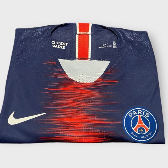 Nike PSG 2018/19 Home Vaporknit Jersey Mens size M 894419-411 New With Tags - Picture 9 of 12
